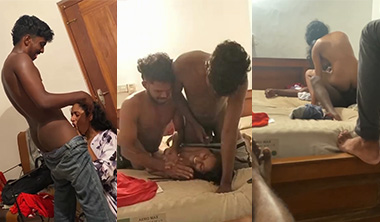 Telugu Girl Deep Blowjob – Painful Threesome With BF