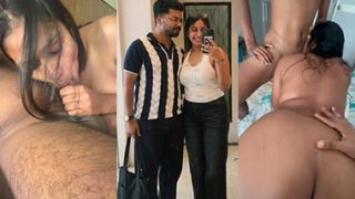 Telugu Horny Girl Blowjob – Threesome Sex in Hotel